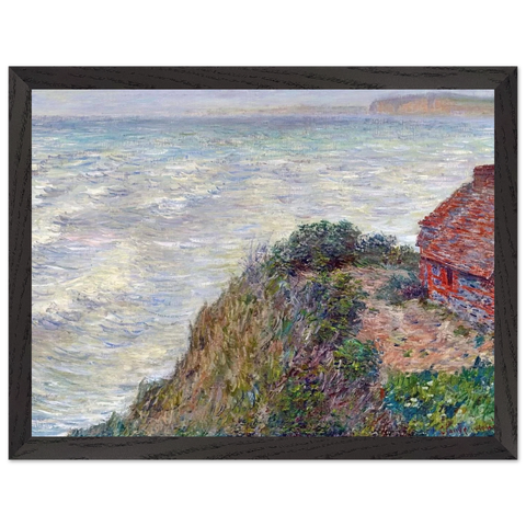 Fisherman`s House in Petit-Ailly by Claude Monet — Framed art print at Zephyeer