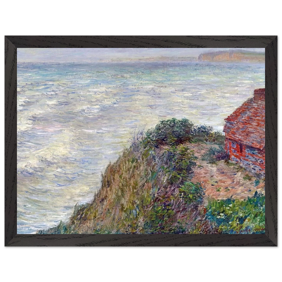 Fisherman`s House in Petit-Ailly by Claude Monet — Framed art print at Zephyeer