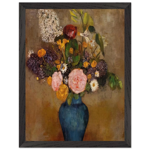 VASE OF FLOWERS 10 by Odilon Redon — Framed art print at Zephyeer