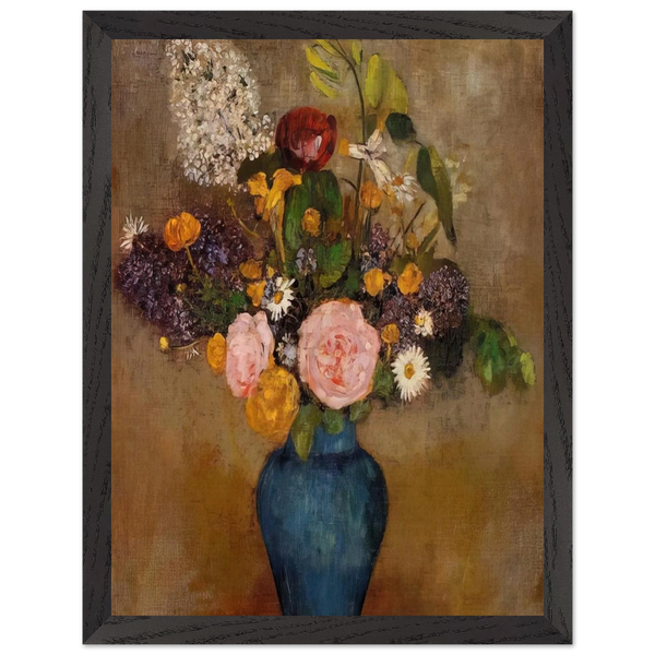 VASE OF FLOWERS 10 by Odilon Redon — Framed art print at Zephyeer