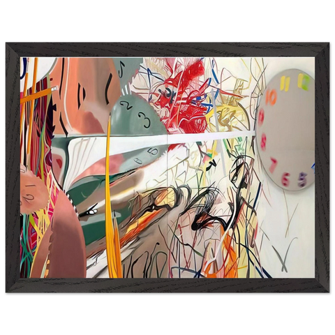 Time Stops the Face Continues by James Rosenquist — Framed art print at Zephyeer