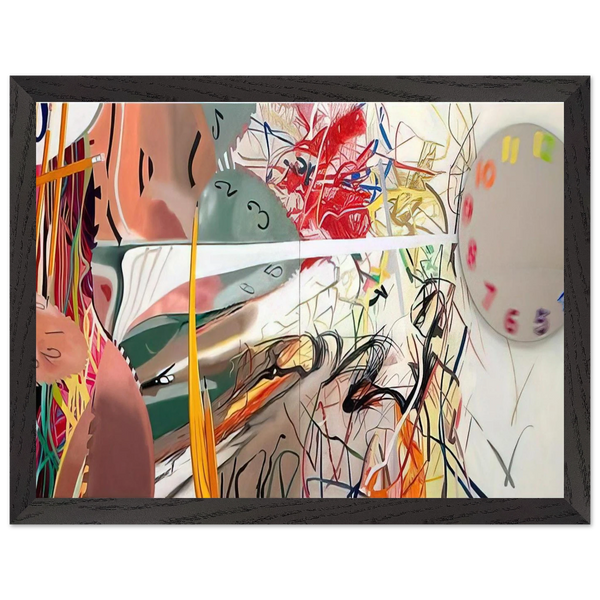 Time Stops the Face Continues by James Rosenquist — Framed art print at Zephyeer
