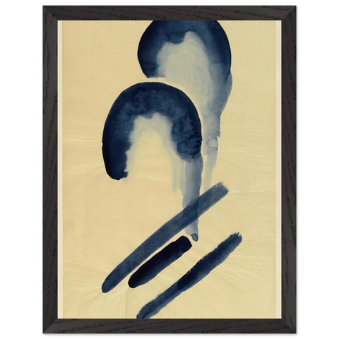 Blue-04 by Georgia O'Keeffe — Framed art print at Zephyeer