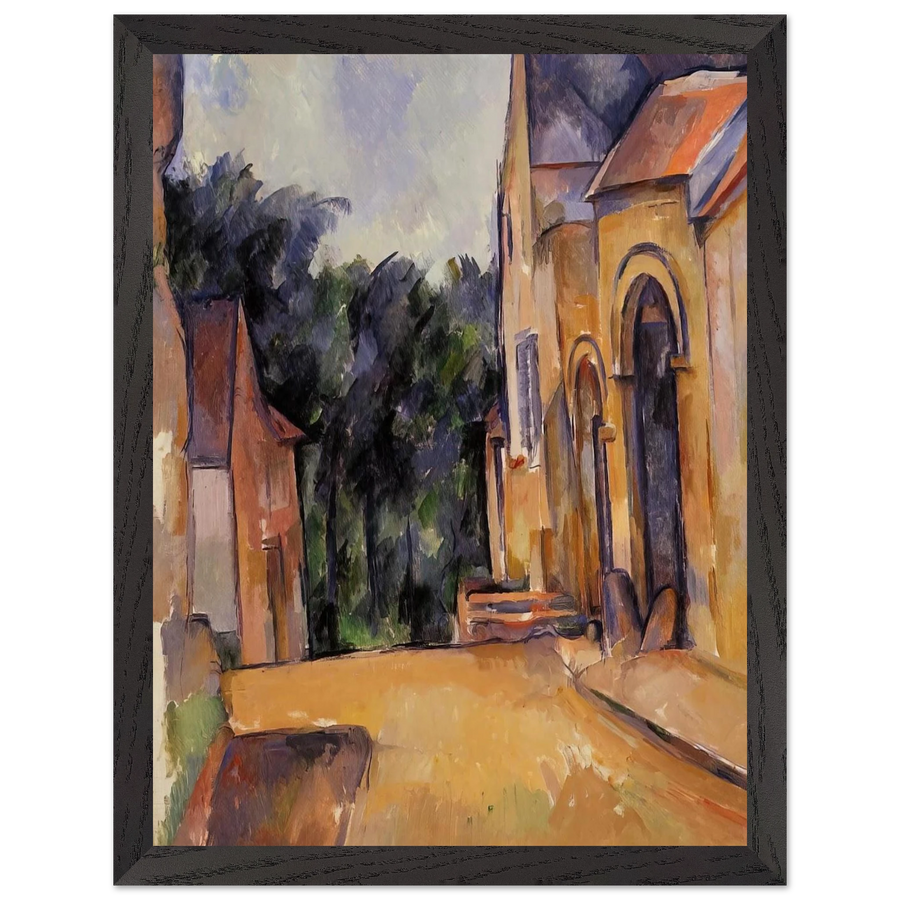 Farm at Montgeroult by Paul Cézanne — Framed art print at Zephyeer
