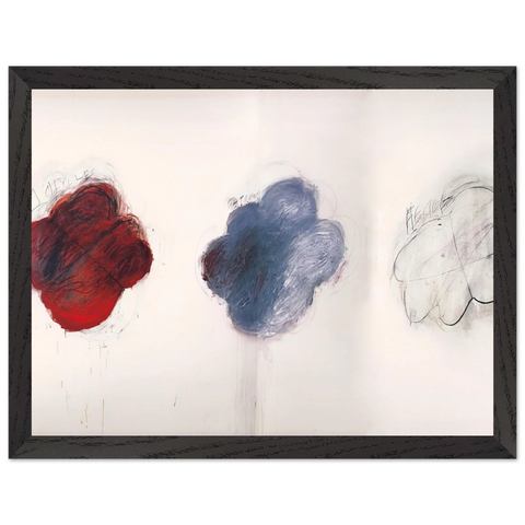 Fifty Days at Iliam. Shades of Achilles, Patroclus, and Hector by Cy Twombly — Framed art print at Zephyeer