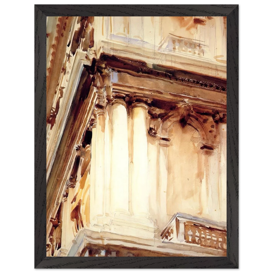 Palazzo Corner della Ca Grande by John Singer Sargent — Framed art print at Zephyeer