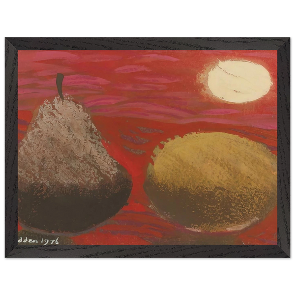 Still Life on Red - 1976 by Mary Fedden — Framed art print at Zephyeer