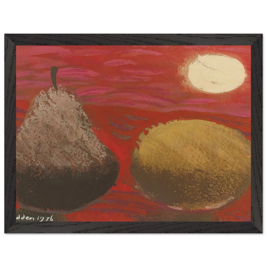 Still Life on Red - 1976 by Mary Fedden — Framed art print at Zephyeer