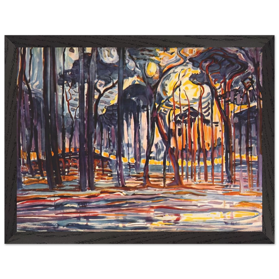 Woods near Oele by Piet Mondrian — Framed art print at Zephyeer