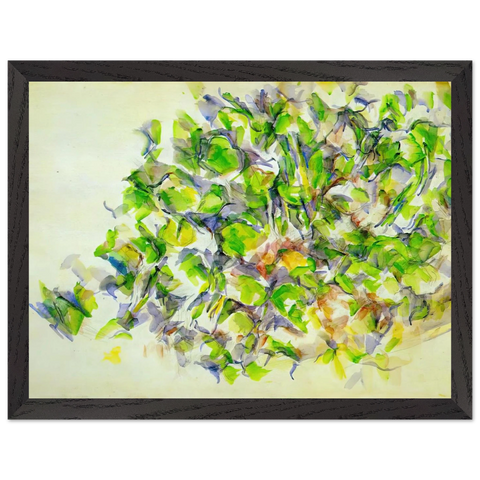 Foliage by Paul Cézanne — Framed art print at Zephyeer
