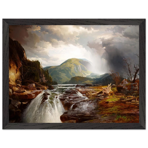 The Wilds of Lake Superior by Thomas Moran — Framed art print at Zephyeer