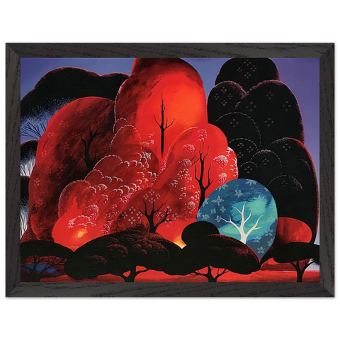 Blazing Glory by Eyvind Earle — Framed art print at Zephyeer