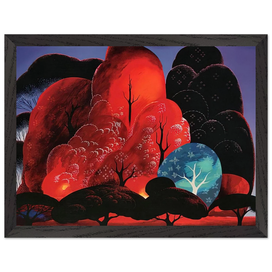 Blazing Glory by Eyvind Earle — Framed art print at Zephyeer
