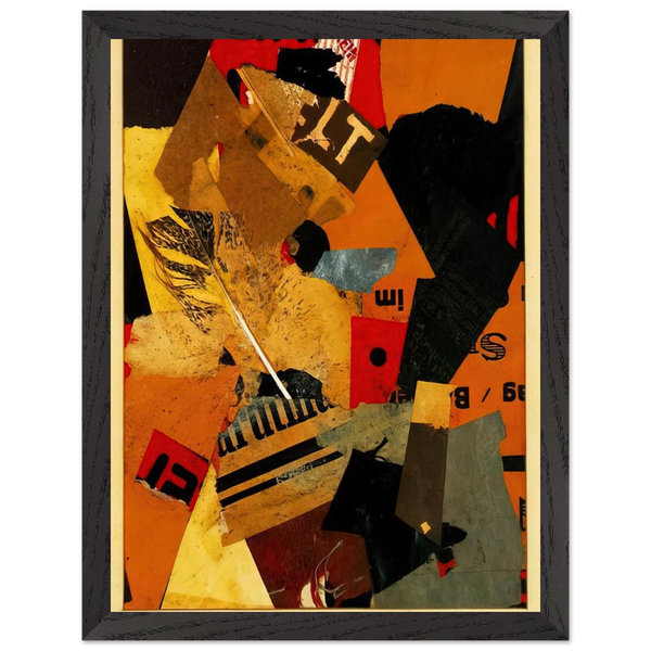 SOMETHING OR OTHER 1922 by Kurt Schwitters — Framed art print at Zephyeer