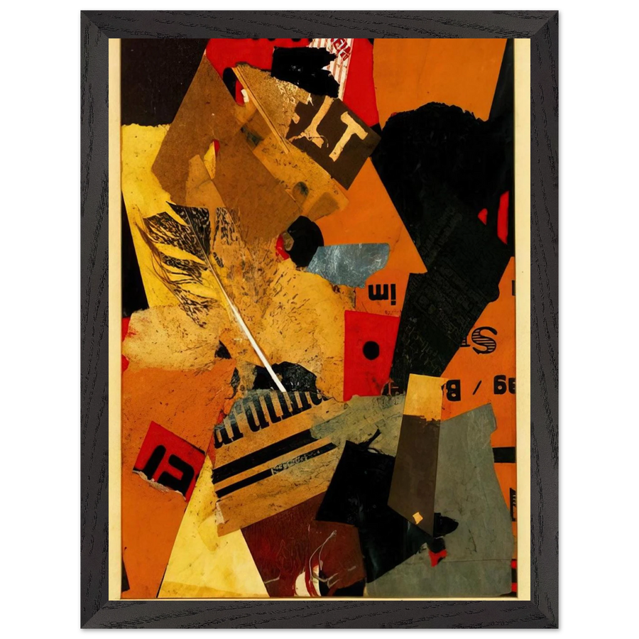 SOMETHING OR OTHER 1922 by Kurt Schwitters — Framed art print at Zephyeer