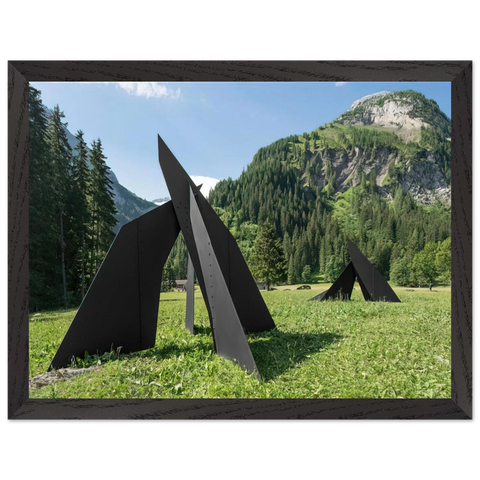 FOUR PLANES ESCARPE 1967 by Alexander Calder — Framed art print at Zephyeer