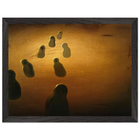STUDY FOR DEOXYRIBONUCLEIC ACID ARABS by Salvador Dali — Framed art print at Zephyeer