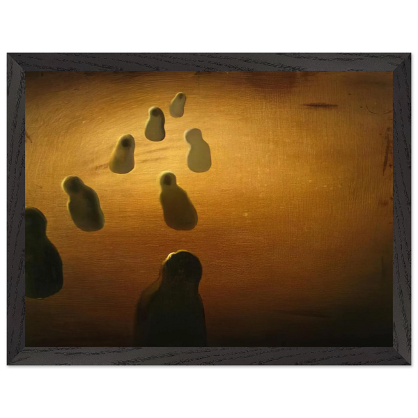STUDY FOR DEOXYRIBONUCLEIC ACID ARABS by Salvador Dali — Framed art print at Zephyeer