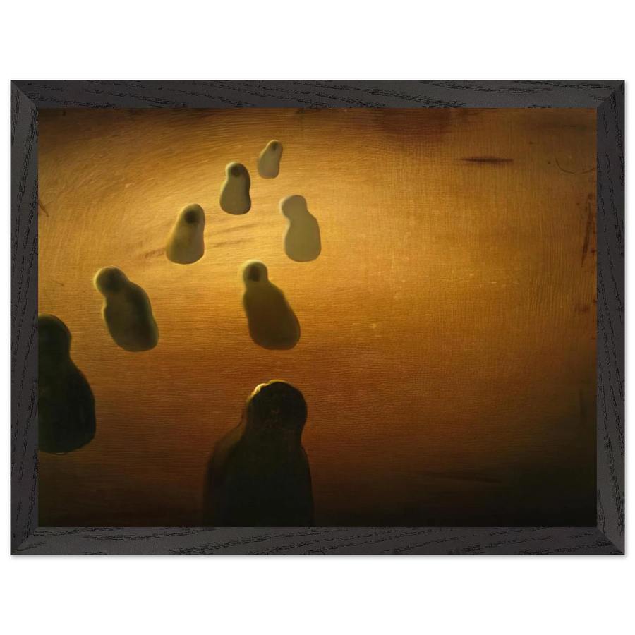 STUDY FOR DEOXYRIBONUCLEIC ACID ARABS by Salvador Dali — Framed art print at Zephyeer