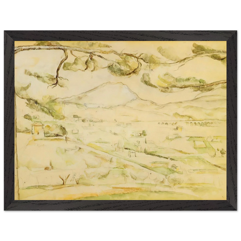 The Arc Valley by Paul Cézanne — Framed art print at Zephyeer