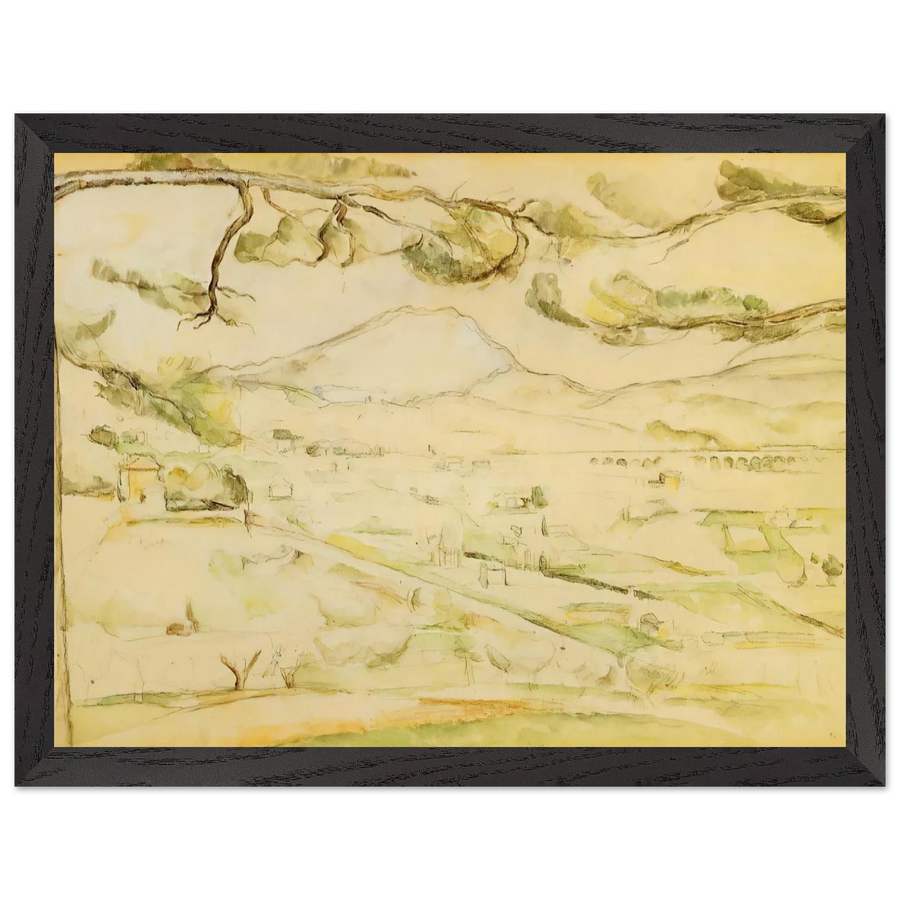 The Arc Valley by Paul Cézanne — Framed art print at Zephyeer