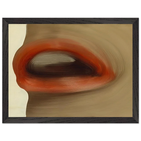 MUND MOUTH BRIGITTE BARDOT S LIPS 1963 by Gerhard Richter — Framed art print at Zephyeer