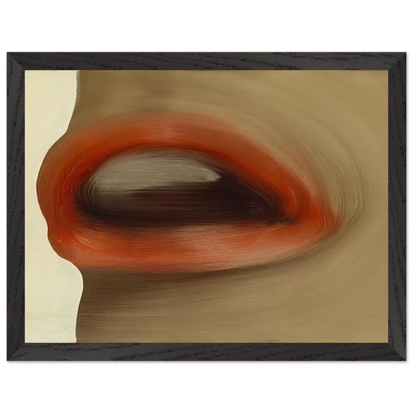 MUND MOUTH BRIGITTE BARDOT S LIPS 1963 by Gerhard Richter — Framed art print at Zephyeer