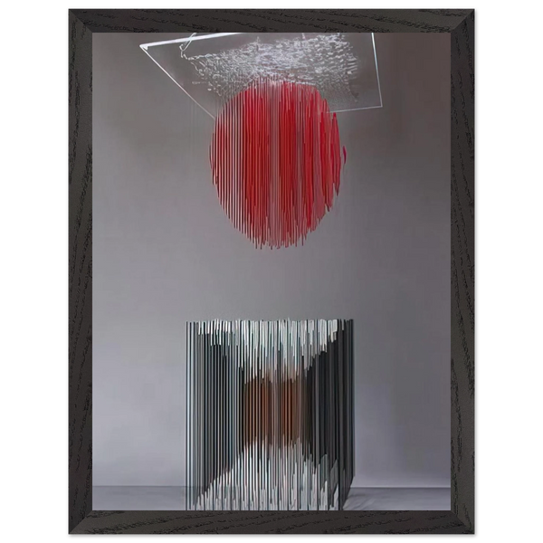 CUBO Y ESFERA VIRTUAL by Jesus Rafael Soto — Framed art print at Zephyeer
