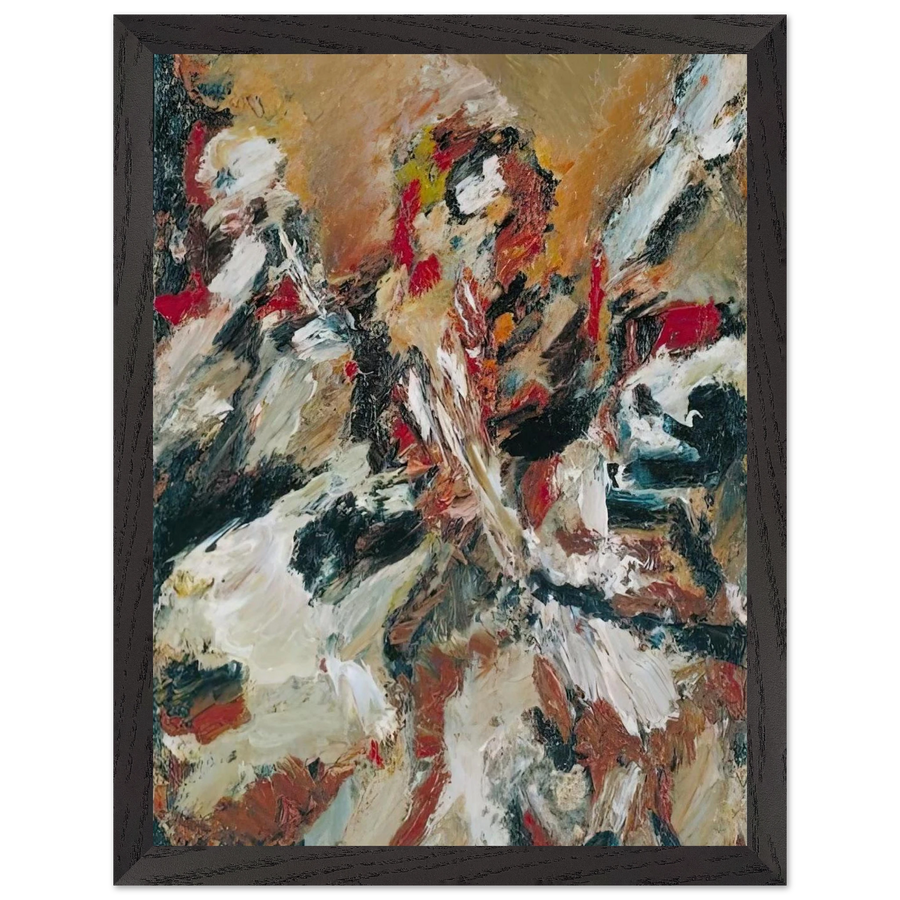 STUDY AFTER TITIAN I by Frank Auerbach — Framed art print at Zephyeer