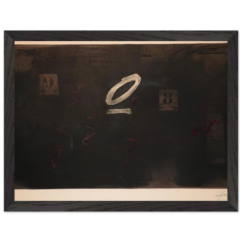 SOUS ZERO 1979 by Antoni Tapies — Framed art print at Zephyeer