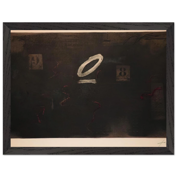 SOUS ZERO 1979 by Antoni Tapies — Framed art print at Zephyeer