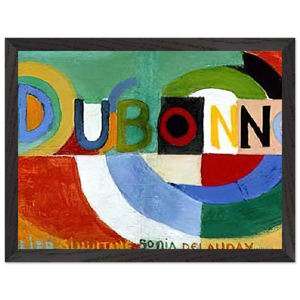 DUBONNET by Sonia Delaunay — Framed art print at Zephyeer