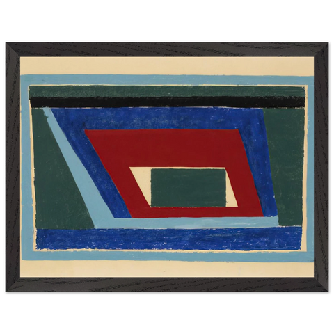 UNTITLED ABSTRACTION MANTIC 1940 by Josef Albers — Framed art print at Zephyeer
