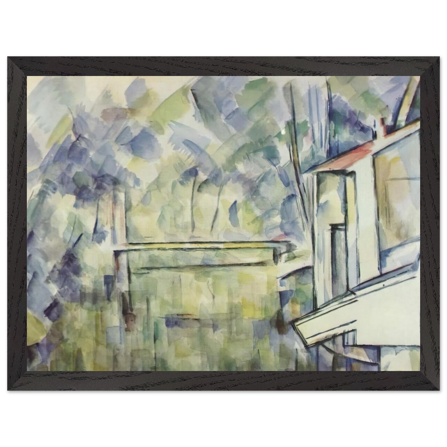Mill on the River by Paul Cézanne — Framed art print at Zephyeer