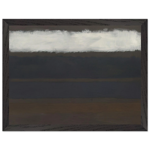No. 14 Horizontals, White over Darks - 1961 by Mark Rothko — Framed art print at Zephyeer