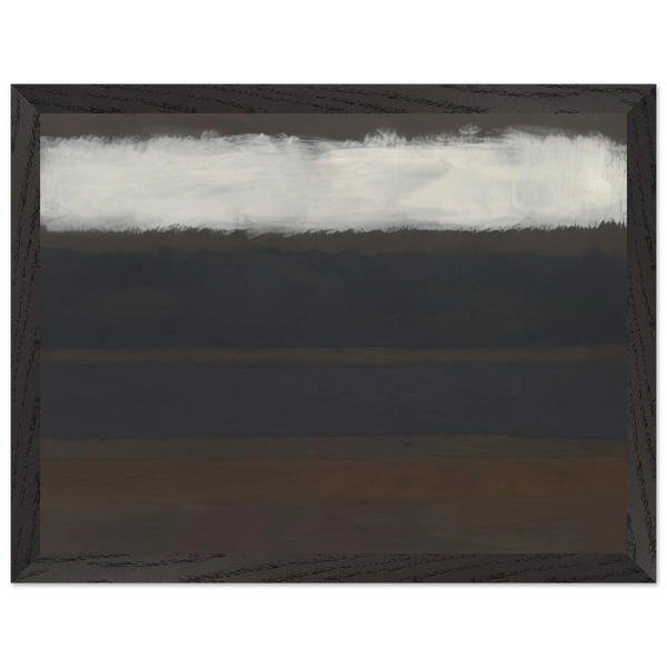 No. 14 Horizontals, White over Darks - 1961 by Mark Rothko — Framed art print at Zephyeer