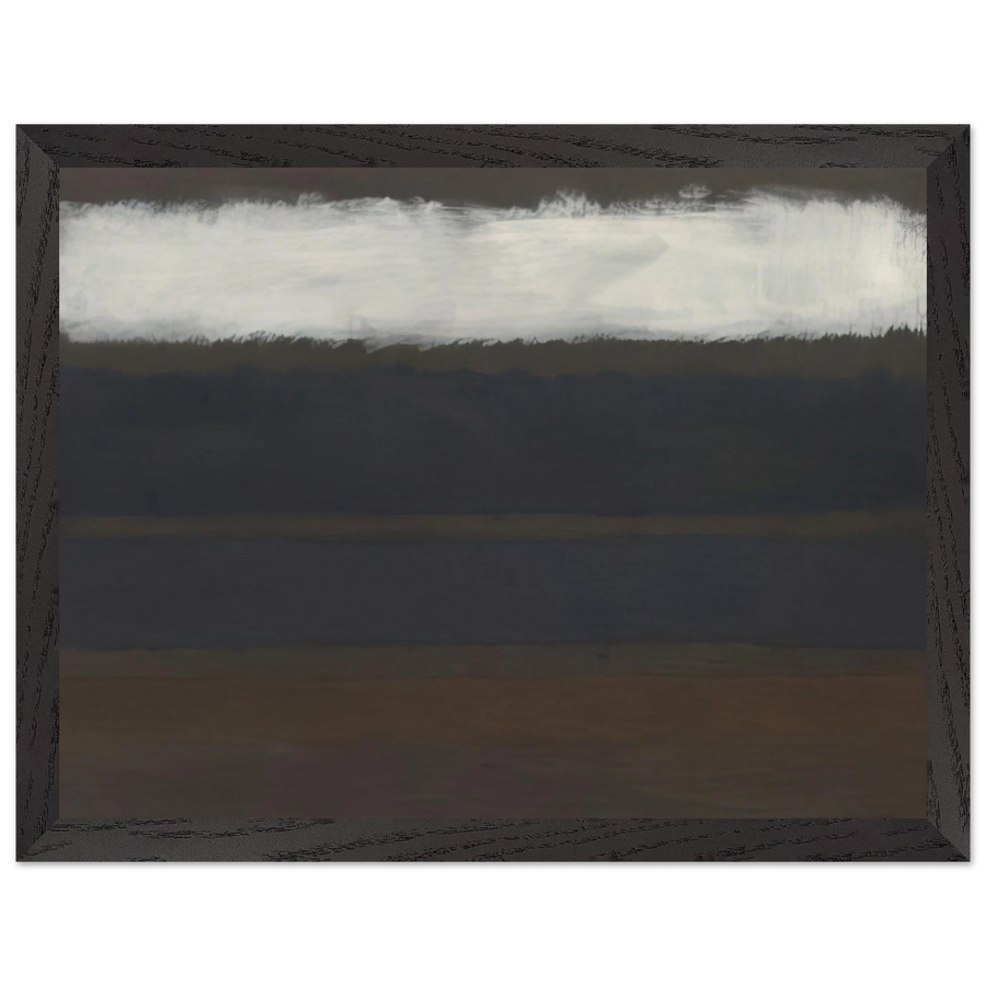 No. 14 Horizontals, White over Darks - 1961 by Mark Rothko — Framed art print at Zephyeer