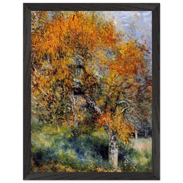 The Pear Tree by Pierre-Auguste Renoir — Framed art print at Zephyeer