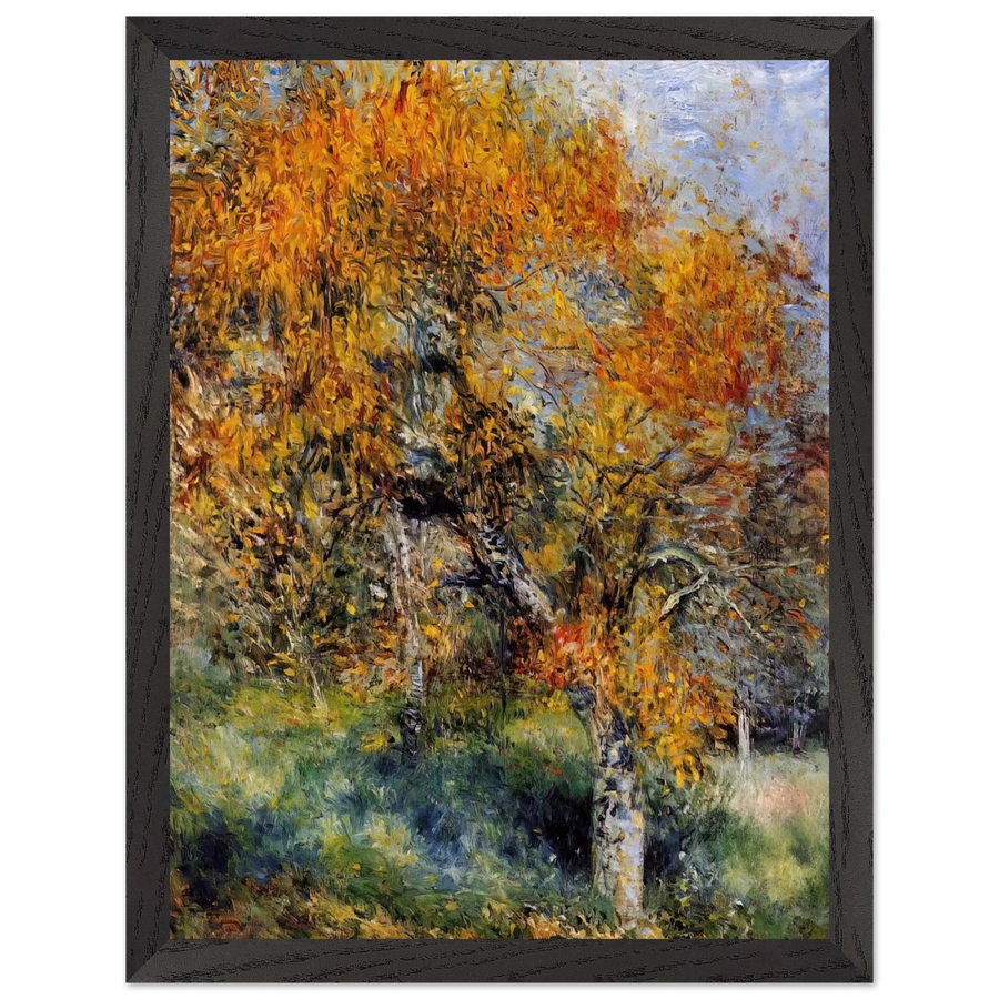 The Pear Tree by Pierre-Auguste Renoir — Framed art print at Zephyeer