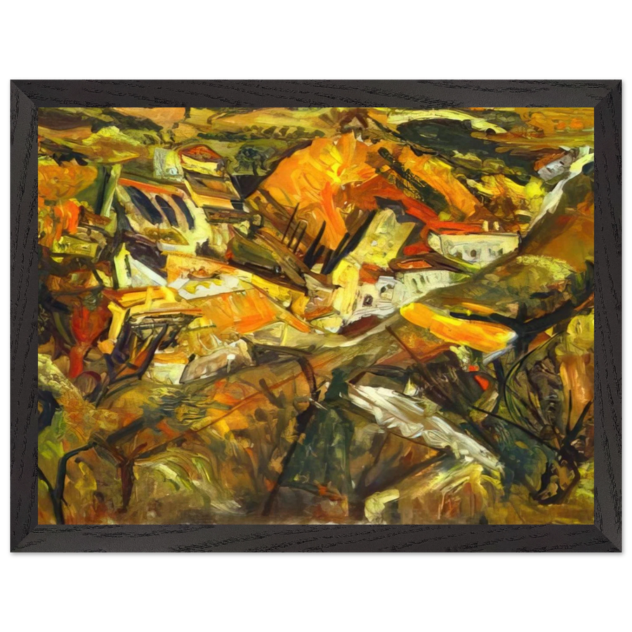 CERET LANDSCAPE by Chaim Soutine — Framed art print at Zephyeer