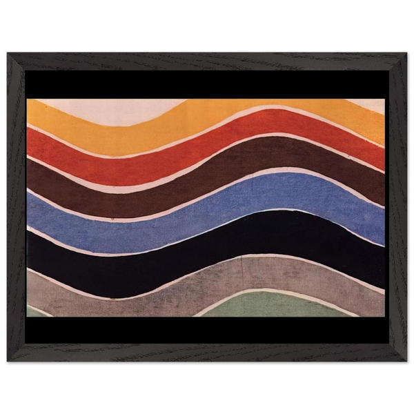 FABRIC PATTERN 1 by Sonia Delaunay — Framed art print at Zephyeer