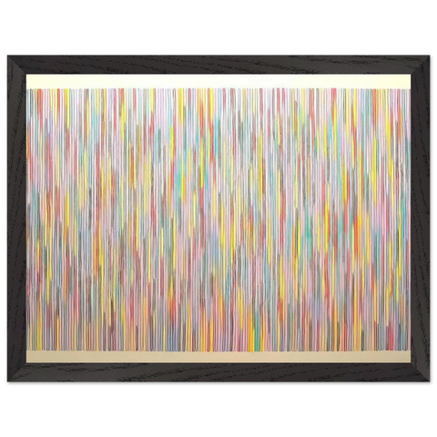 Fox Gate - 1982 by Gene Davis — Framed art print at Zephyeer