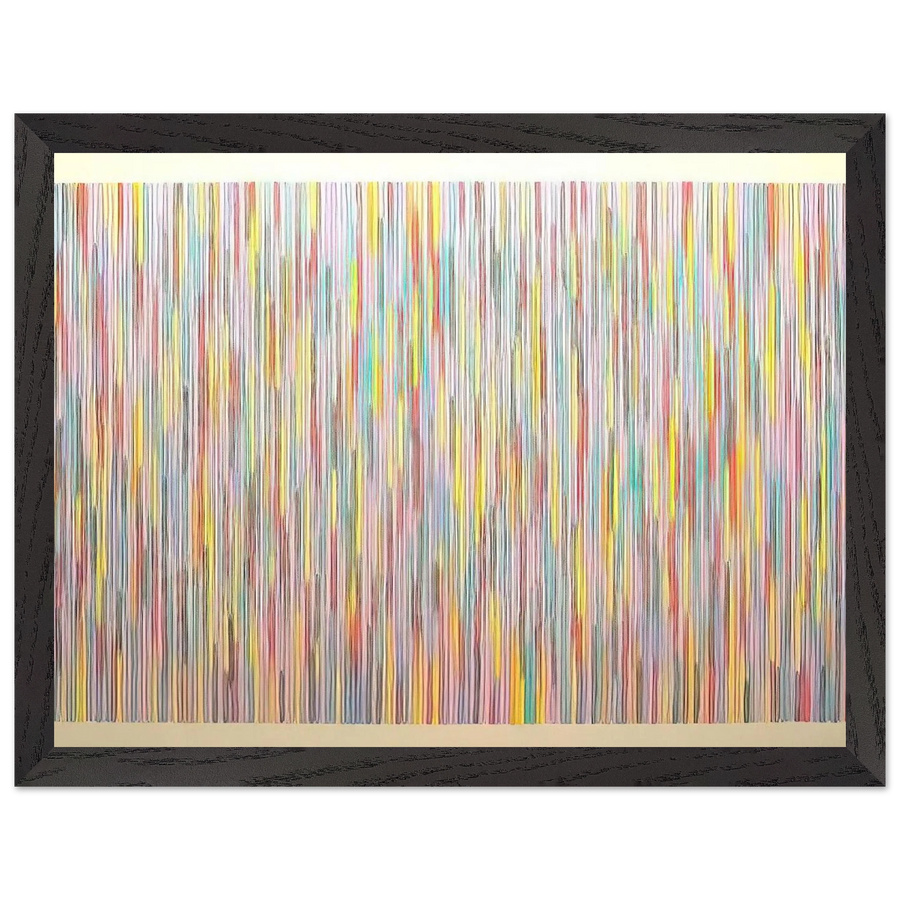 Fox Gate - 1982 by Gene Davis — Framed art print at Zephyeer