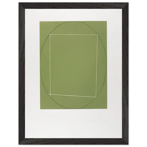 UNTITLED FROM SEVEN AQUATINTS 1973 by Robert Mangold — Framed art print at Zephyeer
