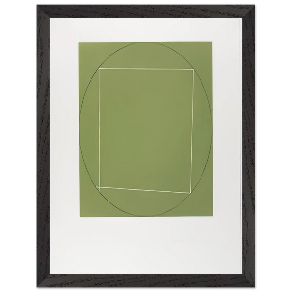UNTITLED FROM SEVEN AQUATINTS 1973 by Robert Mangold — Framed art print at Zephyeer