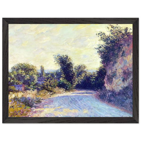 Road near Giverny 02 by Claude Monet — Framed art print at Zephyeer