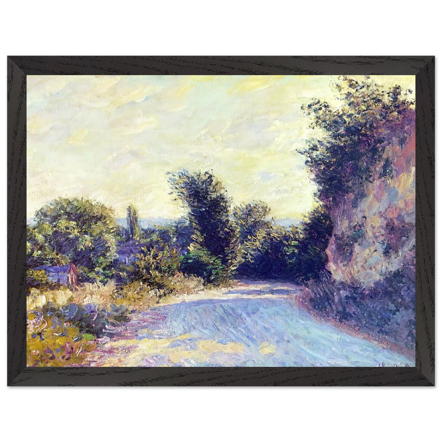 Road near Giverny 02 by Claude Monet — Framed art print at Zephyeer