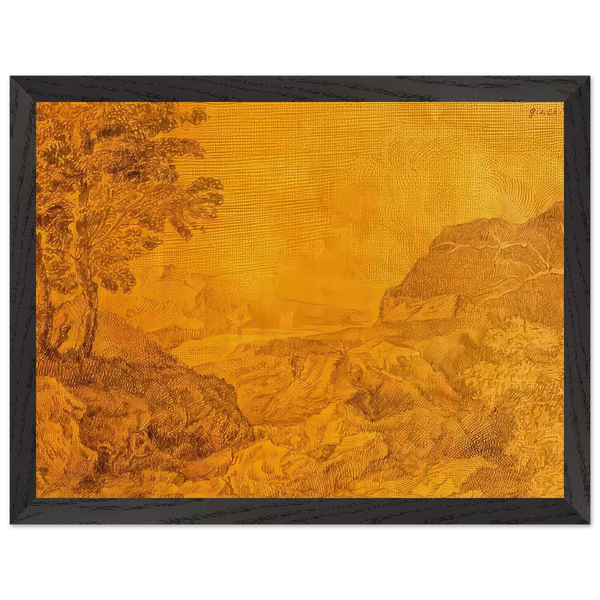 A VILLAGE IN SUMMERSET 1 by Giorgio de Chirico — Framed art print at Zephyeer