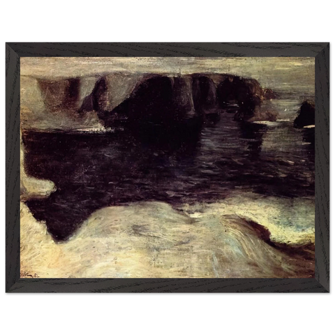 SEASCAPE AT GOULPHAR 1896 by Henri Matisse — Framed art print at Zephyeer
