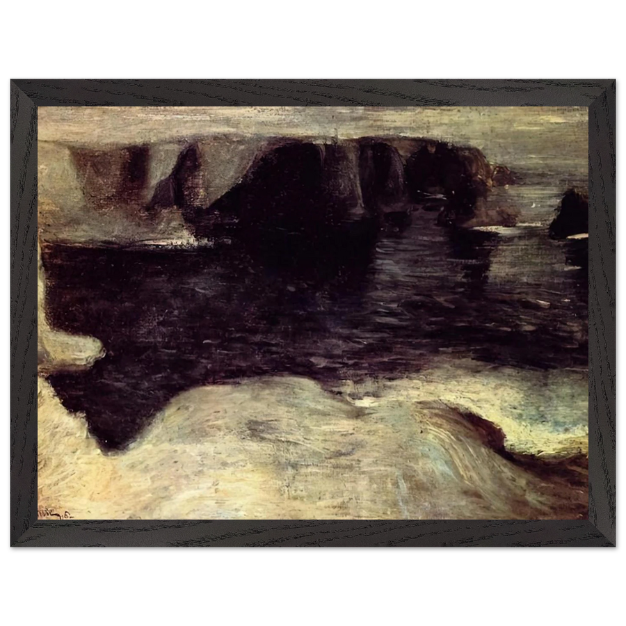 SEASCAPE AT GOULPHAR 1896 by Henri Matisse — Framed art print at Zephyeer